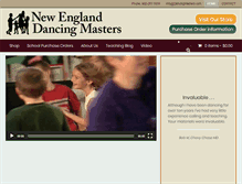 Tablet Screenshot of dancingmasters.com